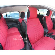 Kepmorpho 
alfa Romeo Mito Lüx Oto Koltuk Minderi Ön Arka 5'li Set 5star Serisi Kırmızı