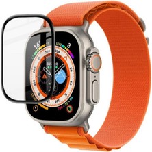 Zuidid Apple Watch Ultra 49MM 3D Full Kaplama Ekran Koruyucu Pet+Pmma