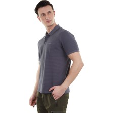 Alpinist Edge Erkek Polo T-Shirt Antrasit