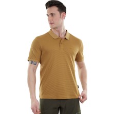 Alpinist Edge Erkek Polo T-Shirt Camel