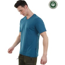 Alpinist Vortex Erkek T-Shirt Indigo