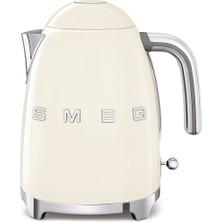 Smeg 50's Style Krem Kettle - 1x2 Ekmek Kızartma Makinesi ve Filtre Kahve Makine Seti