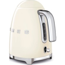 Smeg 50's Style Krem Kettle - 1x2 Ekmek Kızartma Makinesi ve Filtre Kahve Makine Seti