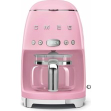 Smeg 50's Style Pembe Kettle - 1x2 Ekmek Kızartma Makinesi ve Filtre Kahve Makine Seti