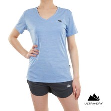 Alpinist Knockout Ultra Dry Kadın T-Shirt Mavi