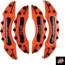 Modifiyecim Ford Rs Kırmızı Yapıştırma Logolu Kaliper Kapağı 4'lü Set