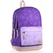 Kaukko Wichlight Üç Bölmeli Mor Okul ve Günlük Sırt Çantası - Kız Çocuk