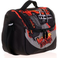 Kaukko Kids&love Erkek Çocuk Beslenme Çantası - Siyah Kamyon - Isı Yalıtımlı