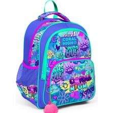 Coral High Lavanta Yeşil Pembe Grafiti Ilkokul Okul Sırt Çantası - Kız Çocuk