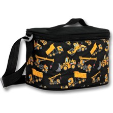 Ümit Çanta Cennec Termal Siyah-Sarı Iş Makineleri Beslenme Çantası - Erkek Çocuk