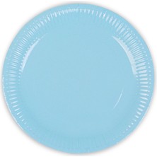 Güneş Avm Karton Tabak Kikajoy 8li -Makaron Mavi-