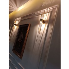 Semco Led   Altın  Gold Renk Kaplamalı Angora Duvar Aplik