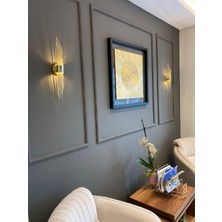 Semco Led   Altın  Gold Renk Kaplamalı Angora Duvar Aplik