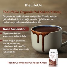 TheLifeCo Organik Pul Kakao Kitlesi 80GR