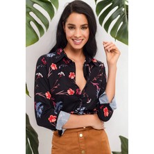 New Laviva Kadın Klasik Gömlek