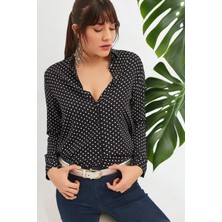 New Laviva Kadın Uzun Kol Gömlek,