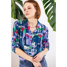 New Laviva Kadın Klasik YakaGömlek