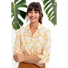 New Laviva Kadın Zincir Uzun Kol Gömlek