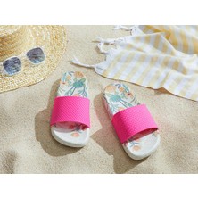 English Home Kadın Plaj Terliği 36 Fuşya PVC Malzeme İle Konforlu Kullanım İçin Tasarlandı