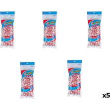Elmop Yedek Islak Vidalı Mop Paspas Püskül Ucu - Pamuklu Mikrofiber Ipli Mop Yedeği Başlığı - 5 Adet