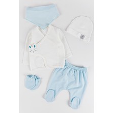 Babymod Figürlü Kendinden Desenli 5'li Bebek Hastane Çıkışı Bebek Takımı