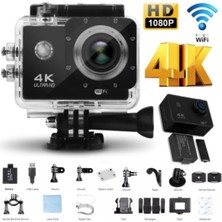 OZMIK4K Ultra Hd 170 Derece Wifi Li Aksiyon Kamera Full Aparat Wifi Desteği