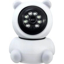 Ozmik CMR22 Panda 360° 1080P Ip Güvenlik Kamerası Gece Görüşlü LED Işıklı Alarmlı Ip Wifi Kamerası