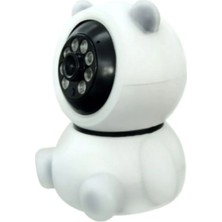 Ozmik CMR22 Panda 360° 1080P Ip Güvenlik Kamerası Gece Görüşlü LED Işıklı Alarmlı Ip Wifi Kamerası