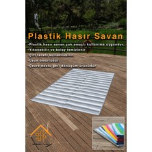 Simerev Halı Hasır Savan Mat Plaj Kamp Piknik Bahçe Balkon Teras Yıkanabilir Katlanabilir Kilim