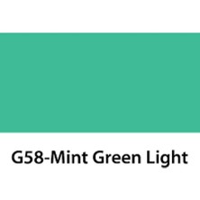 Tinge Twin Çift Uçlu Marker Kalemi G58 Mint Green Light