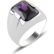 Argento Silver Amatis Taşlı 925 Ayar Gümüş Erkek Yüzük