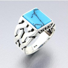 Argento Silver 925 Ayar Gümüş Erkek Yüzük