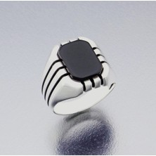 Argento Silver 925 Ayar Gümüş Erkek Yüzük