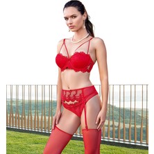 Nurteks Kadın Jartiyerli Sütyen Takımı 2491