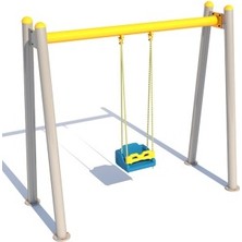 PARKSAN Park Salıncak Halatlı Tekli Metal Park Salıncak Park Salıncak Halatlı Tekli Metal Park Salıncaklar