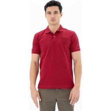 Ar-ma Erkek Baskılı Regular Fit % 95 Pamuklu %5 Likralı Polo Yaka T-Shirt Y25374302701