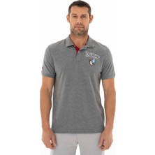 Ar-ma Erkek Baskılı Regular Fit % 95 Pamuklu %5 Likralı Polo Yaka T-Shirt Y25374306201