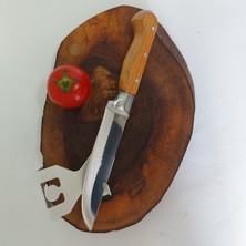 Ramdet 25 Cm Bilezikli Et Bıçağı 0-No Kasap Bıçağı El Yapımı Paslanmaz Dövme Çelikten Özel Imalat  Ahşap Saplı Kurban Bıçağı
