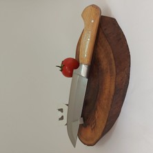 Ramdet 30 Cm Bilezikli Et Bıçağı 2-No Kasap Bıçağı El Yapımı Paslanmaz Dövme Çelikten Özel Imalat  Ahşap Saplı Kurban Bıçağı