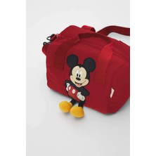 Magu Çocuk  Disney Kırmızı Mickey Mouse Askılı Çanta