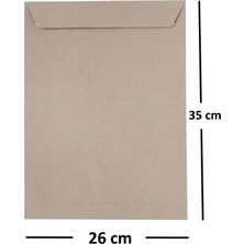 Diplomat 200 Adet Silikonlu 90 gr 26X35 cm Torba Zarf Kraft