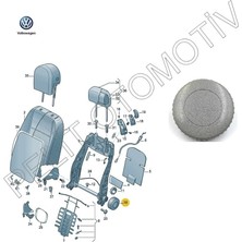 Pelit Otomotiv Vw Beetle Eos Koltuk Ayar Kolu 1J0881671H