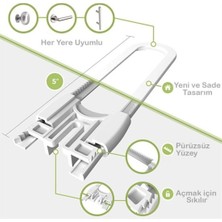 Bebek Çocuk Çekmece ve Dolap Koruma Raylı Güvenlik Sistemi Emniyet Kilidi (3791)