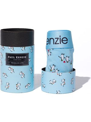 Paul Kenzie Unique Effect Desenli Erkek Boxer - Penguin Love