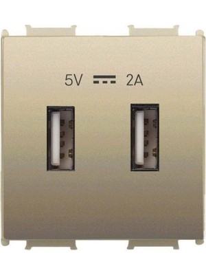 Panasonic Viko Panasonic Thea Modüler Dore USB Şarj Prizi Alt+Kapak 2m 5V-2A - WVTT22314DR-TR