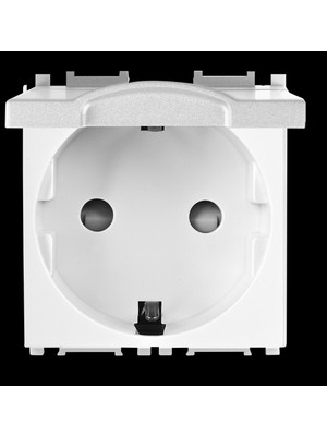 Panasonic Viko Panasonic Modüler Opak Beyaz Kapaklı Topraklı Priz Çk Alt+Kapak 2m - WVTT22101WH-TR