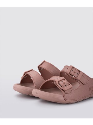 Igor Unisex Çocuk Sandalet Terlik Pudra Renk Deri Astar Kaymaz Ve Suya Dayanıklı