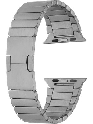 Case Street Casestreet Fossil Gen 5e FTW4055 Kordon Metal Çizgi Tasarım Klipsli KRD82 Gümüş