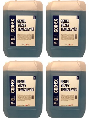 COD-EX Genel Yüzey Temizleyici Soft Touch 4 L X 4