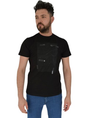Naykı Erkek Baskılı Sıfır Yaka Tişört 2383 BGL-ST02825